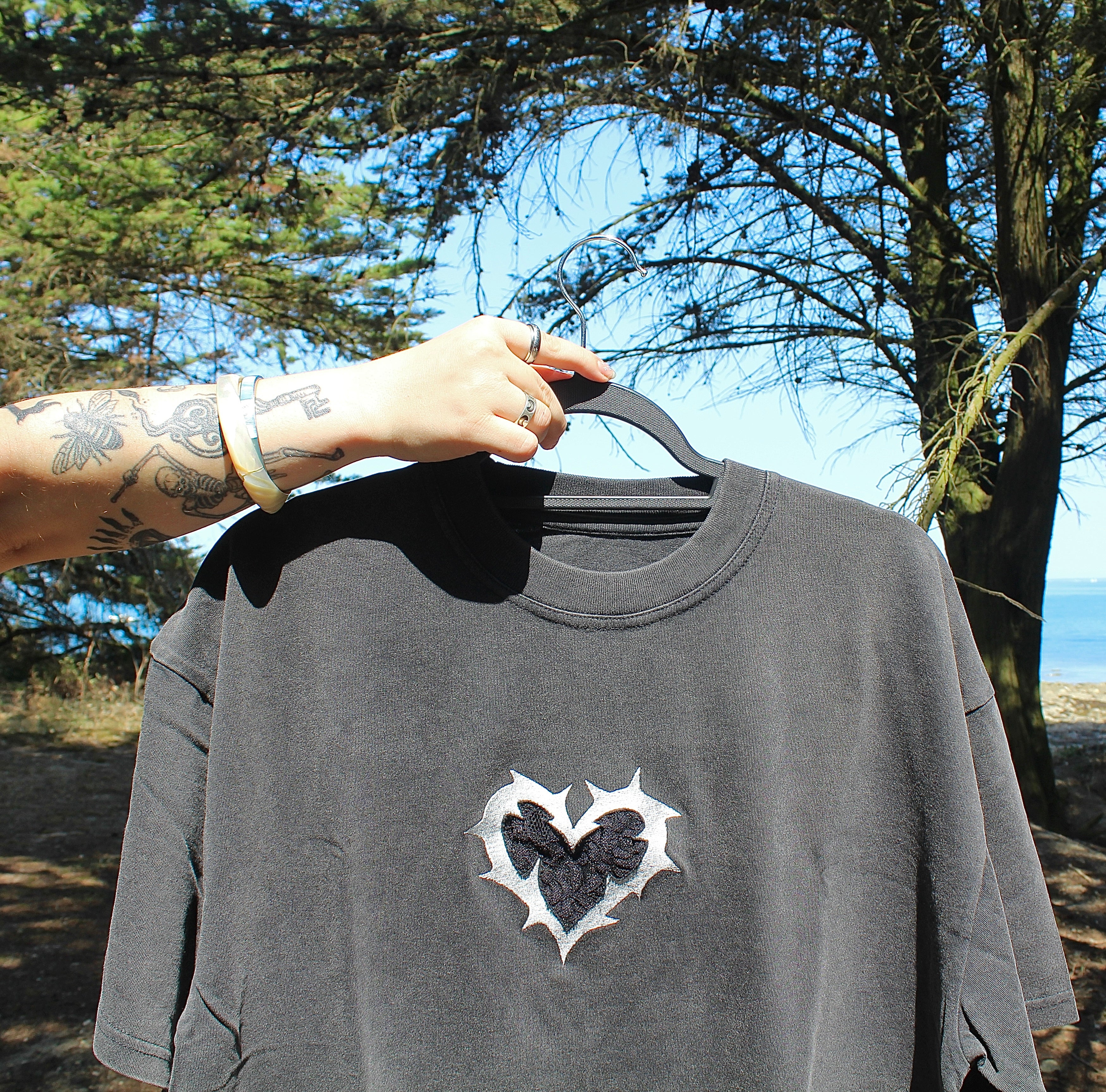 T-shirt Coeur